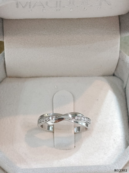 Cubic Zirconia / Sterling Silver 925 Ring / Rhodium plated Nickel-Free / MadDuckJewels RG2302