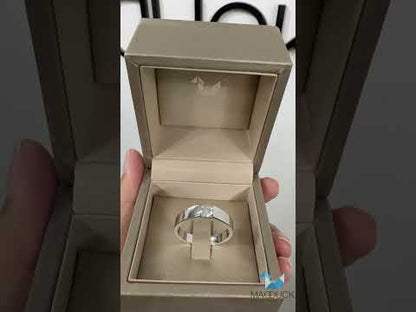 Madduckjewels แหวนเงินแท้ เพชร CZ ชุบโรเดียม RG1807