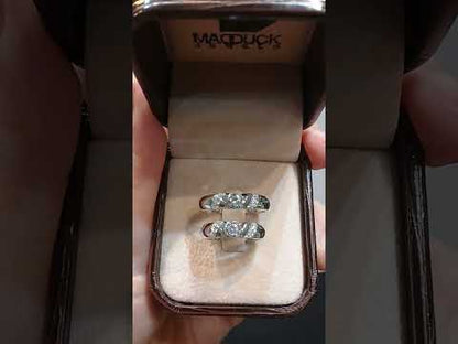 Madduckjewels แหวนเงินแท้ เพชร CZ ชุบโรเดียม RG1633-RG1633