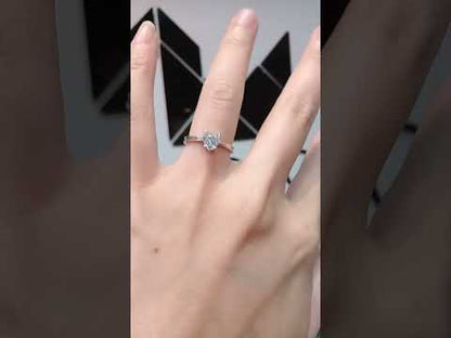 Madduckjewels แหวนเงินแท้ เพชร CZ ชุบโรเดียม RG1722