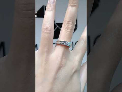 Madduckjewels แหวนเงินแท้ เพชร CZ ชุบโรเดียม RG1806