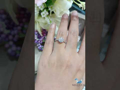 Cubic Zirconia / Sterling Silver 925 Ring / Rhodium plated Nickel-Free / MadDuckJewels RG1913