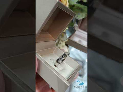 Madduckjewels แหวนเงินแท้ ชุบโรเดียม RG1929