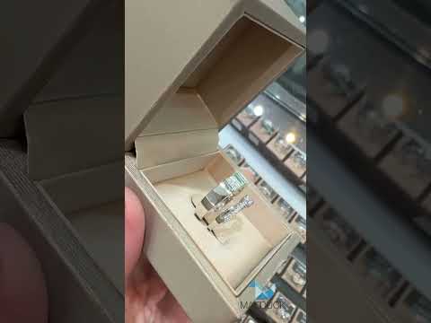 Madduckjewels แหวนเงินแท้ เพชร CZ ชุบโรเดียม RG1529-RG1449