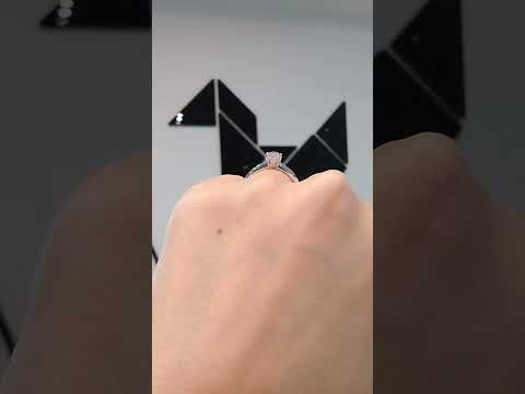 Madduckjewels แหวนเงินแท้ เพชร CZ ชุบโรเดียม RG1544