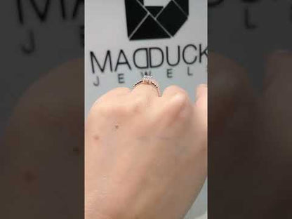 Madduckjewels แหวนเงินแท้ เพชร CZ ชุบโรเดียม RG1723