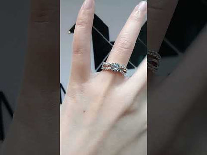 Madduckjewels แหวนเงินแท้ เพชร CZ ชุบโรเดียม RG1567