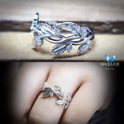 Women's ring – CZ in 925 silver by Madduck Jewels