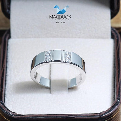 Men's ring – CZ in 925 silver by Madduck Jewels