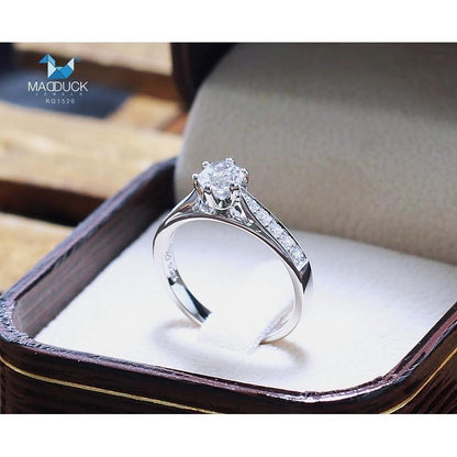Couple ring set – CZ in 925 silver by Madduck Jewels