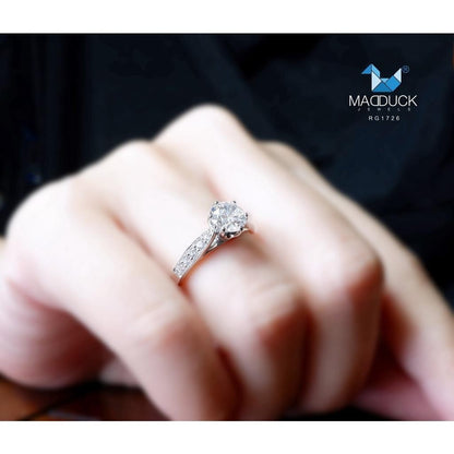 Couple ring set – CZ in 925 silver by Madduck Jewels