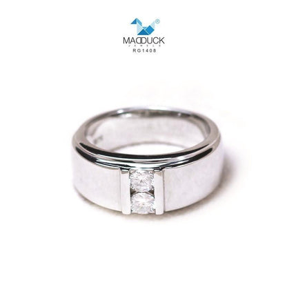 Men's ring – CZ in 925 silver by Madduck Jewels