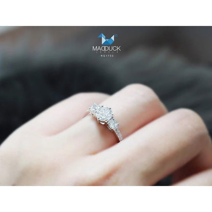 Couple ring set – CZ in 925 silver by Madduck Jewels