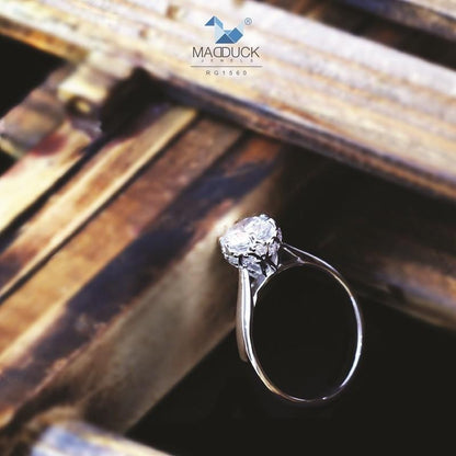 Women's ring – CZ in 925 silver by Madduck Jewels