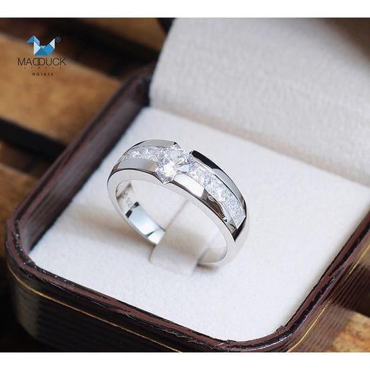 Couple ring set – CZ in 925 silver by Madduck Jewels
