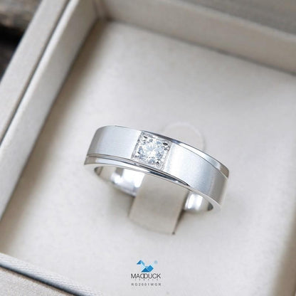 Couple ring set – CZ in 925 silver by Madduck Jewels