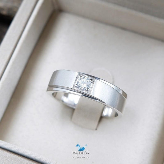 Couple ring set – CZ in 925 silver by Madduck Jewels