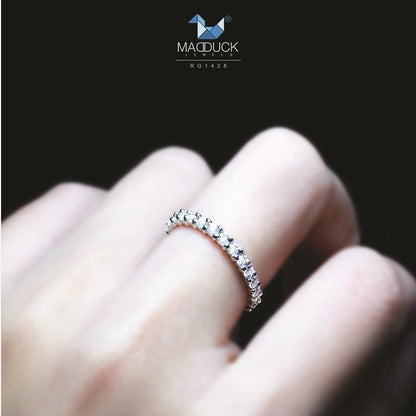 Couple ring set – CZ in 925 silver by Madduck Jewels