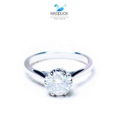Women's ring – CZ in 925 silver by Madduck Jewels
