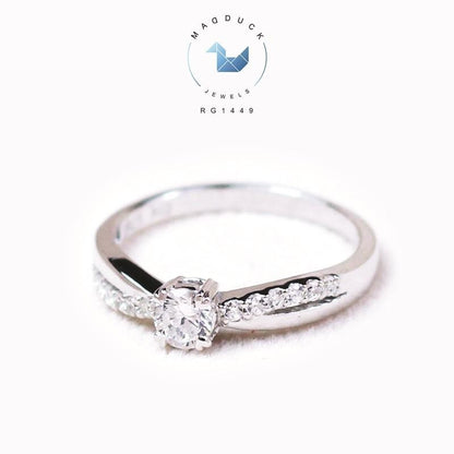 Couple ring set – CZ in 925 silver by Madduck Jewels