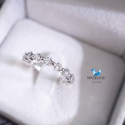 Women's ring – CZ in 925 silver by Madduck Jewels