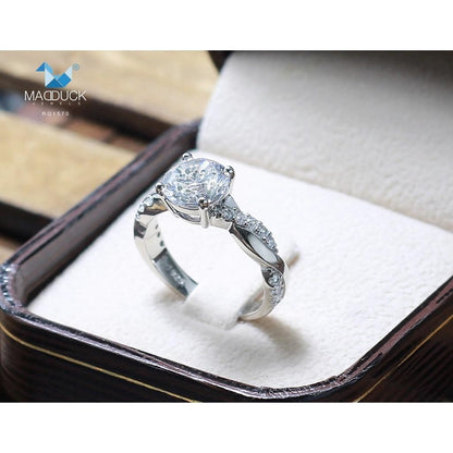 Couple ring set – CZ in 925 silver by Madduck Jewels