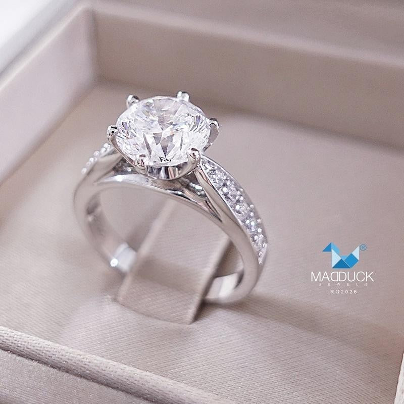 Women's ring – CZ in 925 silver by Madduck Jewels