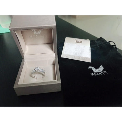 Women's ring – CZ in 925 silver by Madduck Jewels