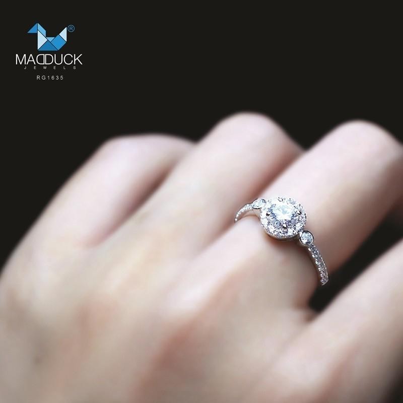 Couple ring set – CZ in 925 silver by Madduck Jewels