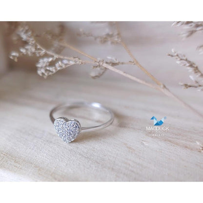 Women's ring – CZ in 925 silver by Madduck Jewels