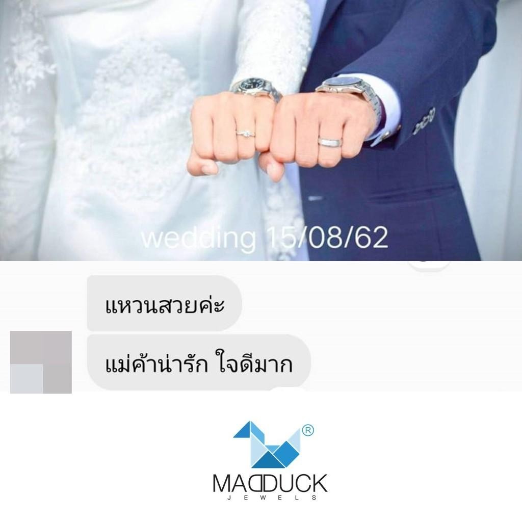 Couple ring set – CZ in 925 silver by Madduck Jewels