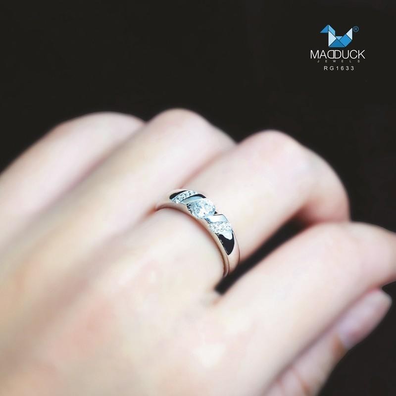 Couple ring set – CZ in 925 silver by Madduck Jewels