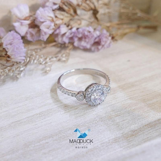 Women's ring – CZ in 925 silver by Madduck Jewels