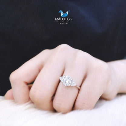 Women's ring – CZ in 925 silver by Madduck Jewels