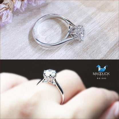 Women's ring – CZ in 925 silver by Madduck Jewels