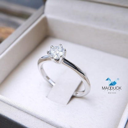 Couple ring set – CZ in 925 silver by Madduck Jewels