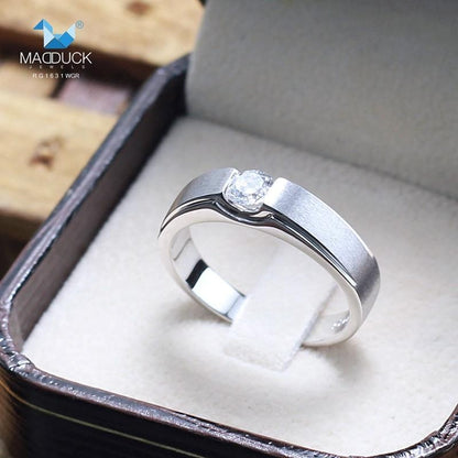 Couple ring set – CZ in 925 silver by Madduck Jewels