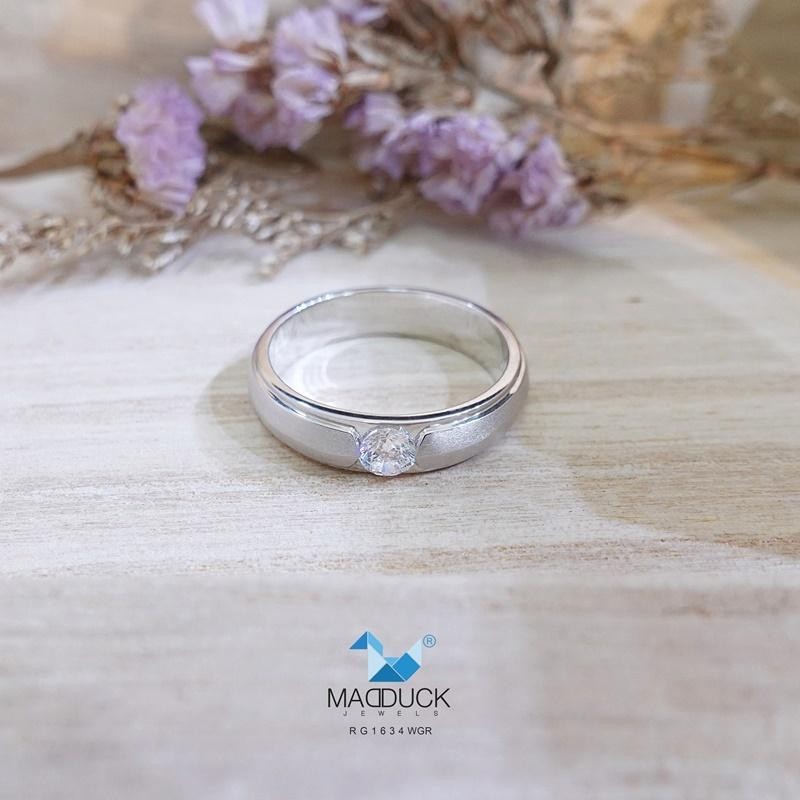 Couple ring set – CZ in 925 silver by Madduck Jewels
