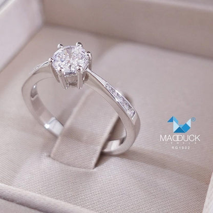 Women's ring – CZ in 925 silver by Madduck Jewels