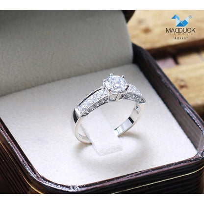 Couple ring set – CZ in 925 silver by Madduck Jewels