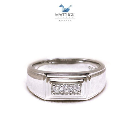 Couple ring set – CZ in 925 silver by Madduck Jewels