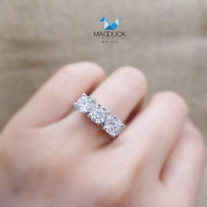 Women's ring – CZ in 925 silver by Madduck Jewels