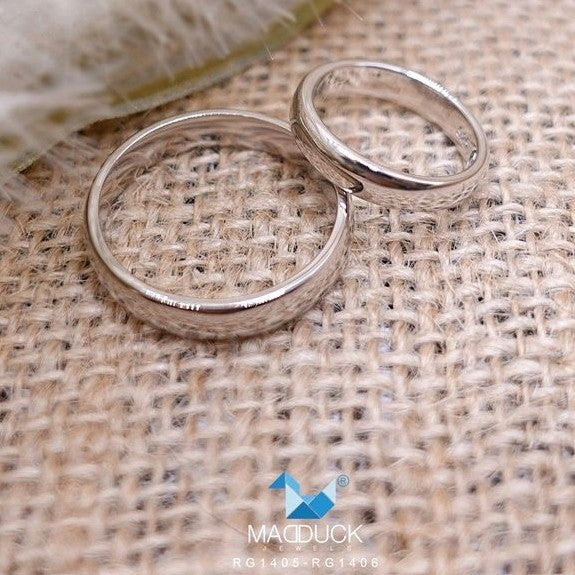 Couple ring set – CZ in 925 silver by Madduck Jewels