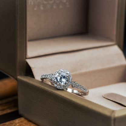Women's ring – CZ in 925 silver by Madduck Jewels