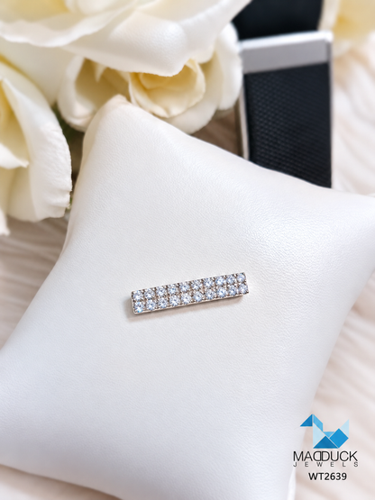 WHOOP Band Charm WT2639 | Double-Row Sparkle Bar | MADDUCKJEWELS
