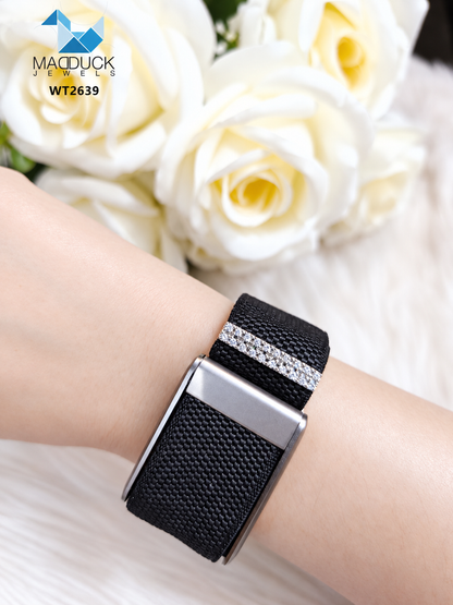 WHOOP Band Charm WT2639 | Double-Row Sparkle Bar | MADDUCKJEWELS